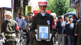 Kıbrıs gazisi askeri törenle uğurlandı