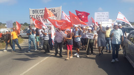 Karpaz halkı hükümete ilgisizlik protestosu