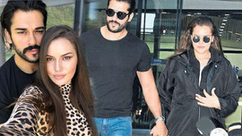 Burak Özçivit ile Fahriye Evcen'den aşk pozu!