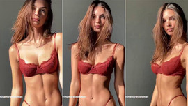 Emily Ratajkowski'den cesur dans