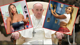 Papa bu kadını like'ladı ortalık karıştı!
