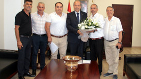 Başbakan, Lefke Türk Spor heyetini ağırladı