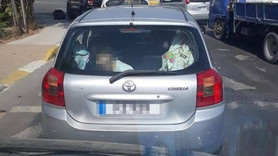 Girne'de engelli çocuğu bagajda taşıdılar!
