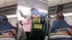 Uçakta olay çıkaran yolcu için karar verildi