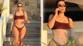 Kim Kardashian'ın karantina tatili