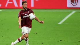 Hakan Çalhanoğlu'nun golü Milan'a yetmedi