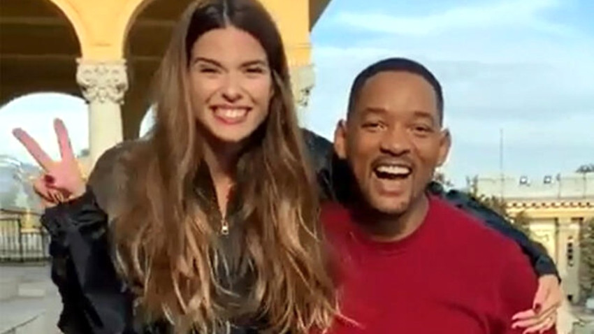 Larissa Gacemer, Will Smith’e çeyrek altın taktı