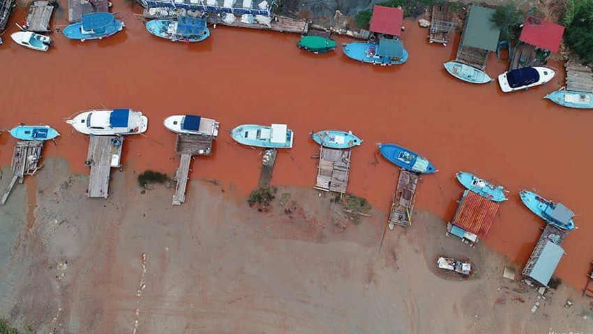 Güney Kıbrıs'taki bu görüntü korku yarattı