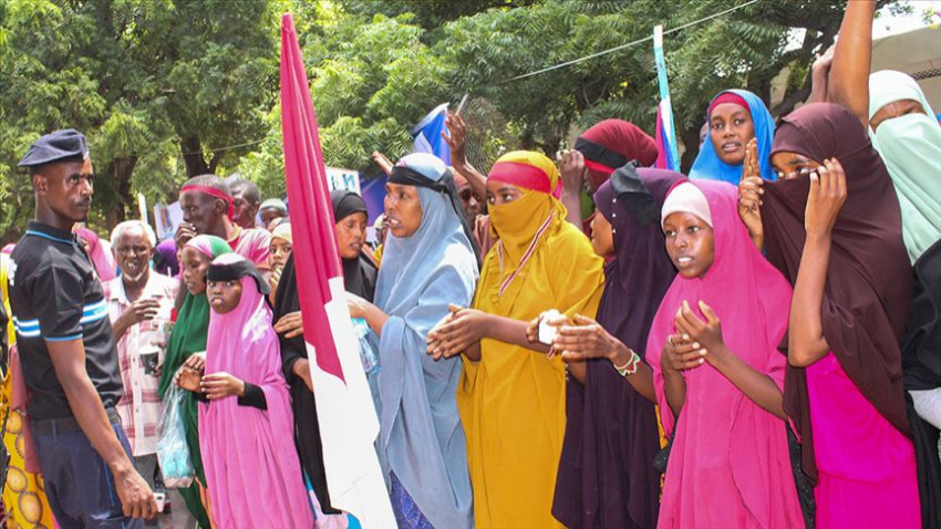 Somali'de teröre tepki yürüyüşü