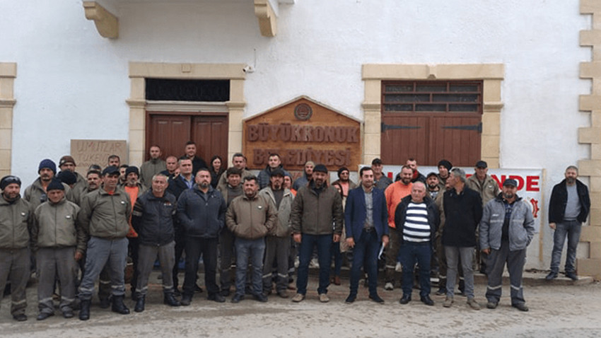 Büyükkonuk Belediyesi’nde uyarı grevi!