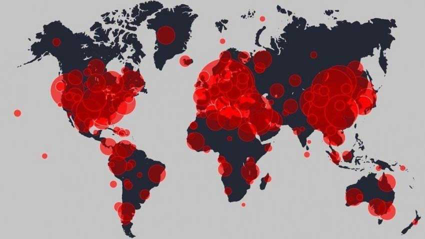 Koronavirüs ülke sıralamasında Türkiye kaçıncı? Dünya koronavirüs haritası