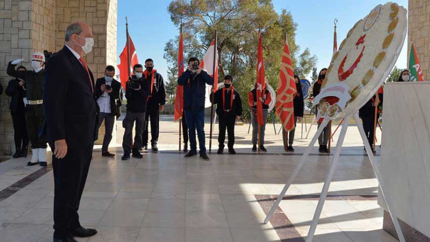 Kıbrıs Türkünün ebedi liderine saygıyla...